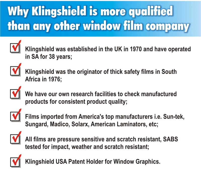 Klingshield best residential and commercial tinters