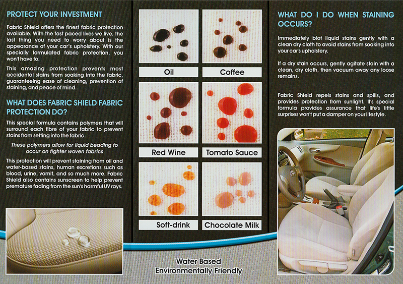 Klingshield upholstery protection 2