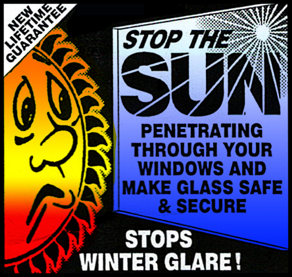 stop sun advert