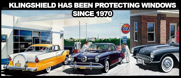 Old Klingshield Cars with window tint