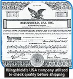Klingshield-certirficate-USA