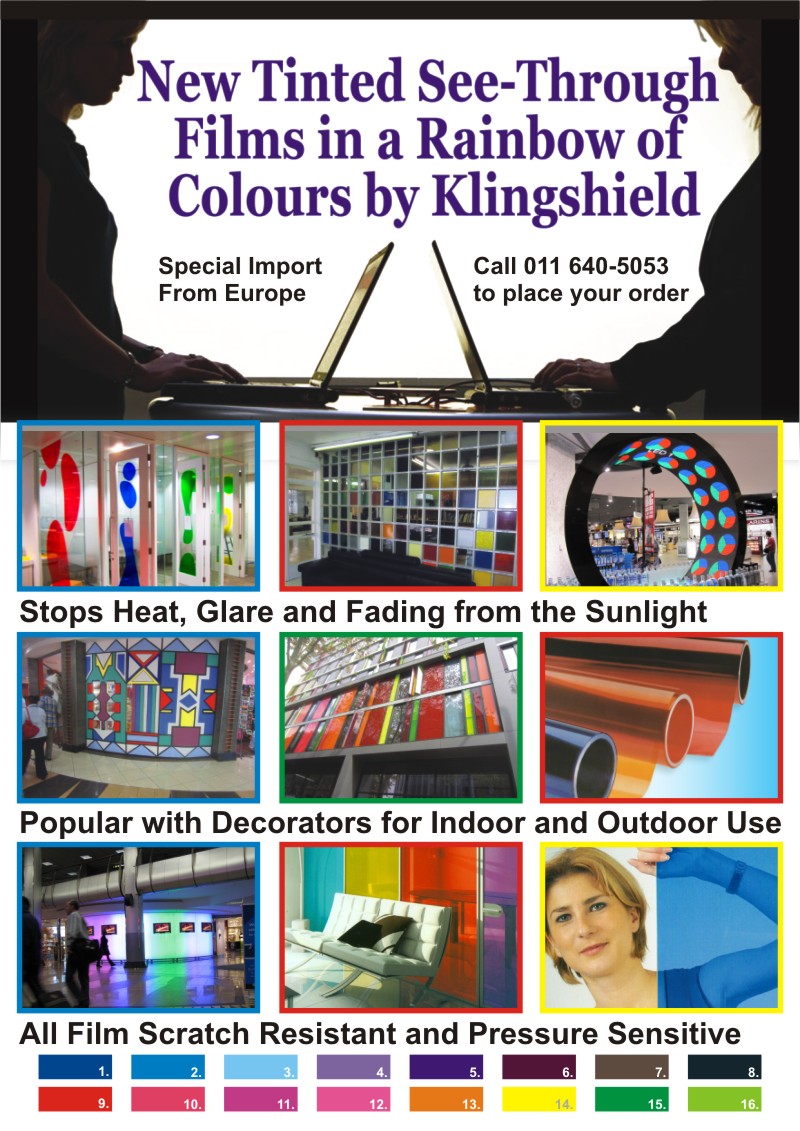Coloured Window Film by Klingshield